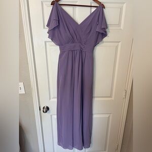 Elegant Purple Women's Dress